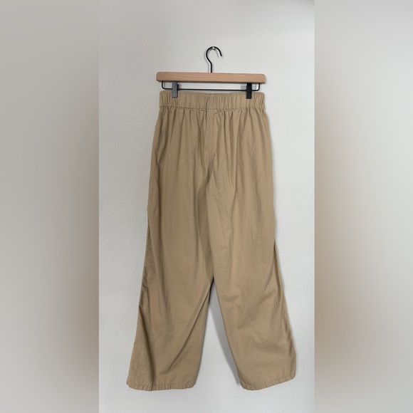 Happily Grey Wide Leg Carpenter Pants in Khaki size large - Picture 2 of 5